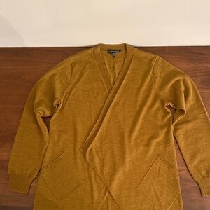Eileen Fisher Mustard Cardigan Sweater